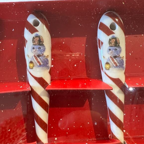 Williams Sonoma Nordic Elf Ceramic Spoon Set NIB - Picture 3 of 4